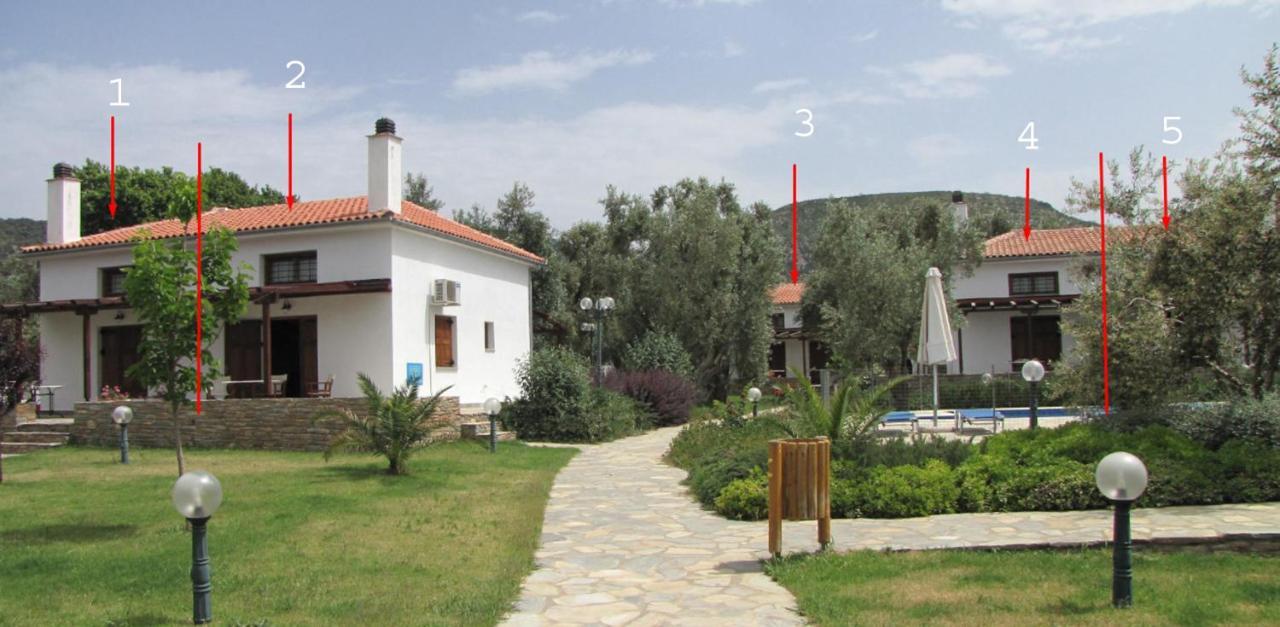 Razi Beach Лефокастро Экстерьер фото