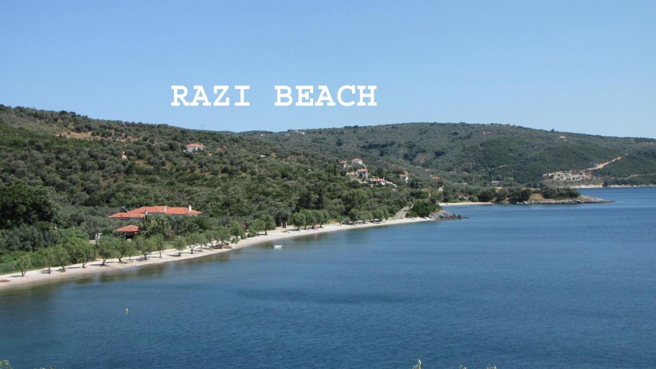 Razi Beach Лефокастро Экстерьер фото