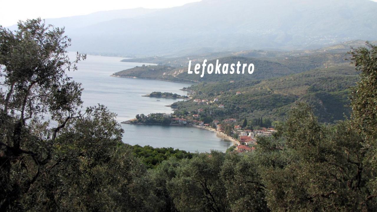 Razi Beach Лефокастро Экстерьер фото